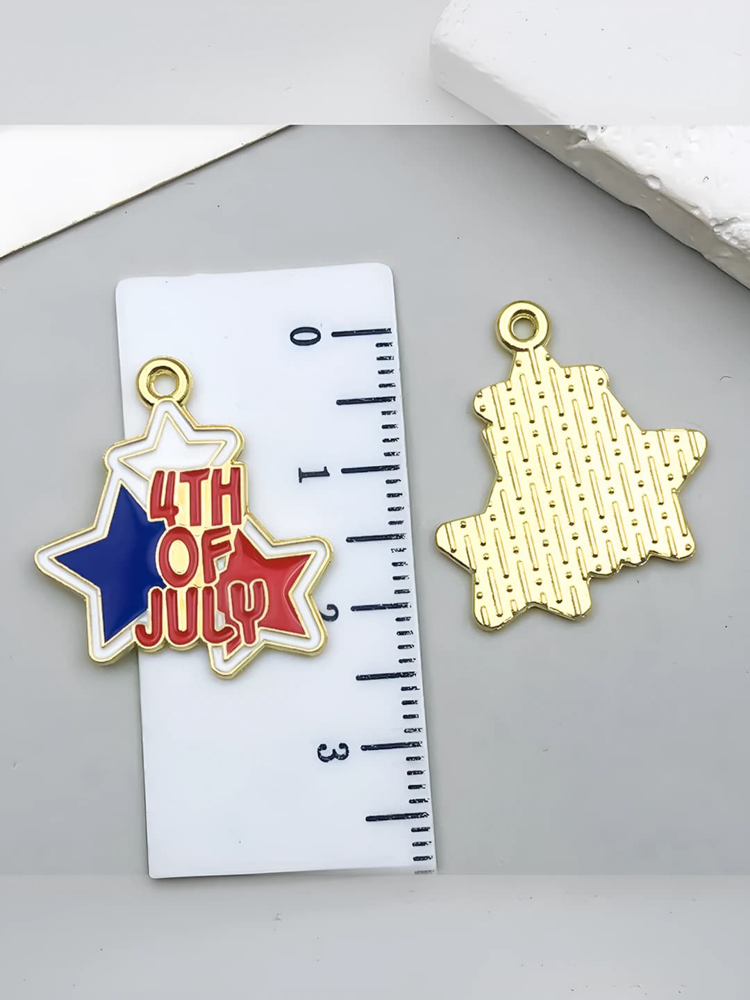 1 pc US star 23x21mm-1.25g