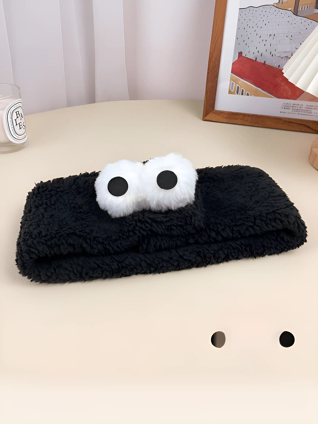 Big eye adjustable headband - black