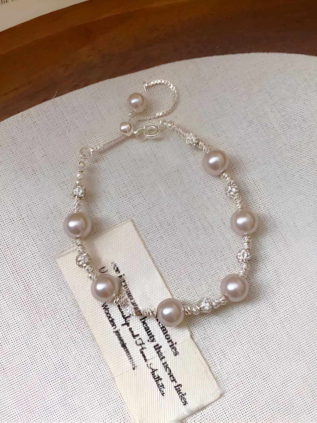 Bracelet-Silver-Pink