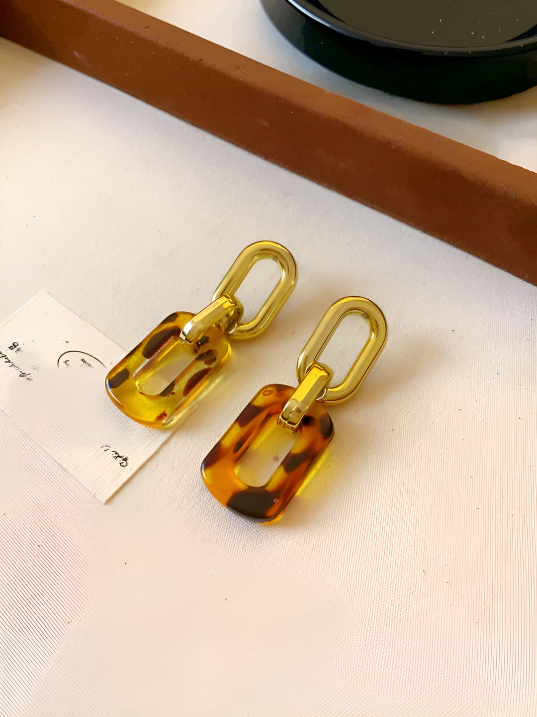 27# Silver pin - Gold - Ginger yellow