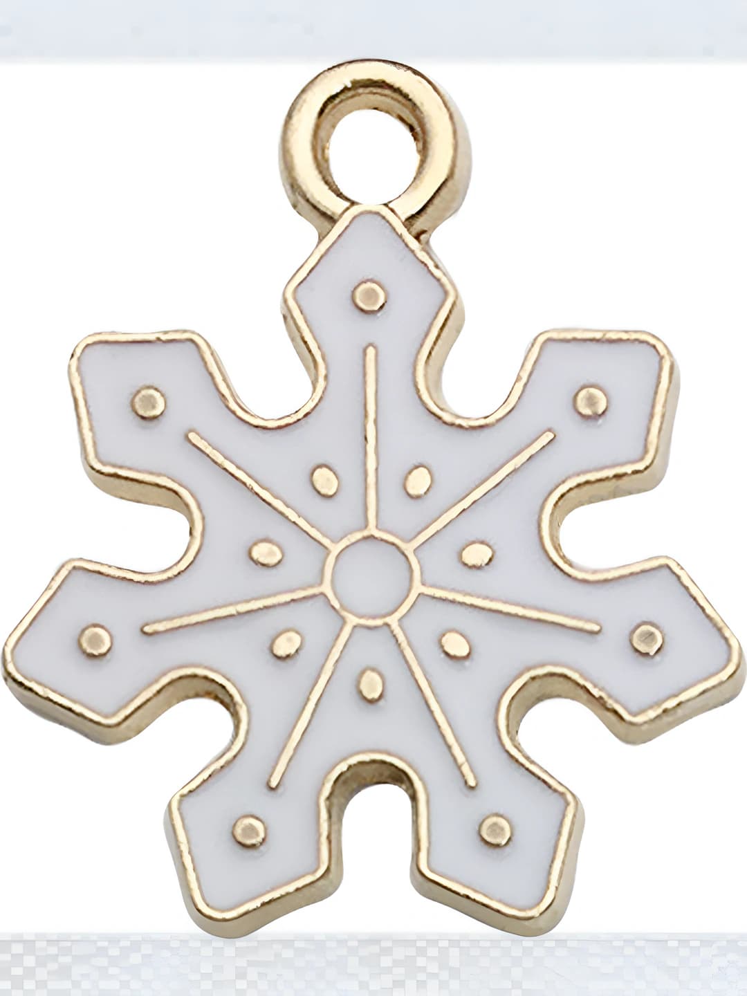 1 pc snowflake 17x20mm 1.2g
