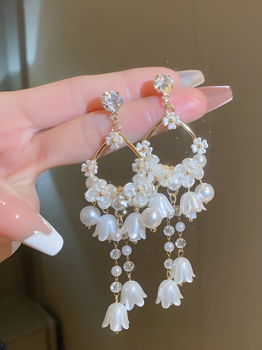 14 Silver pin - Gold - White