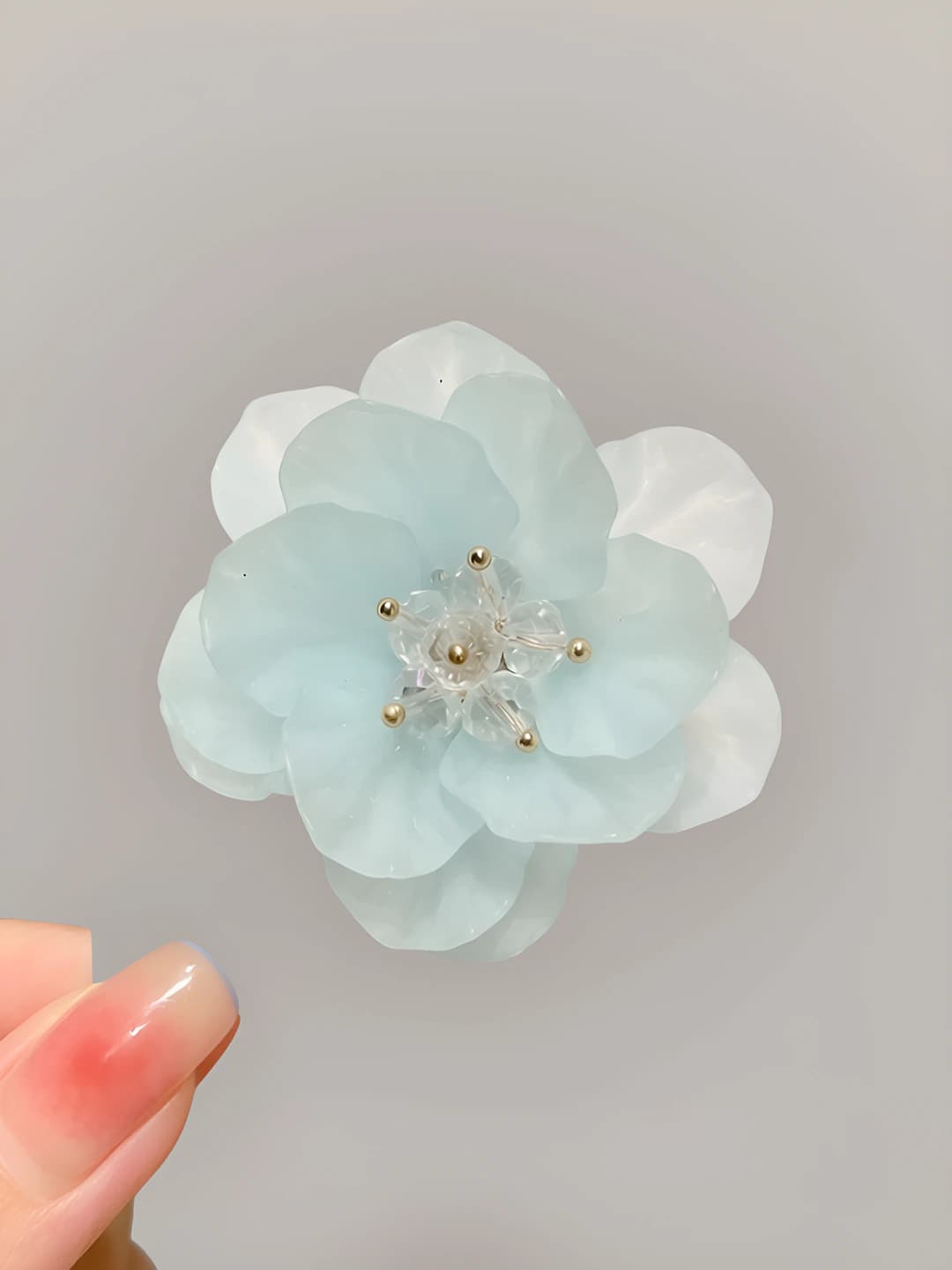 6# синий камелия (ок. 5cm)