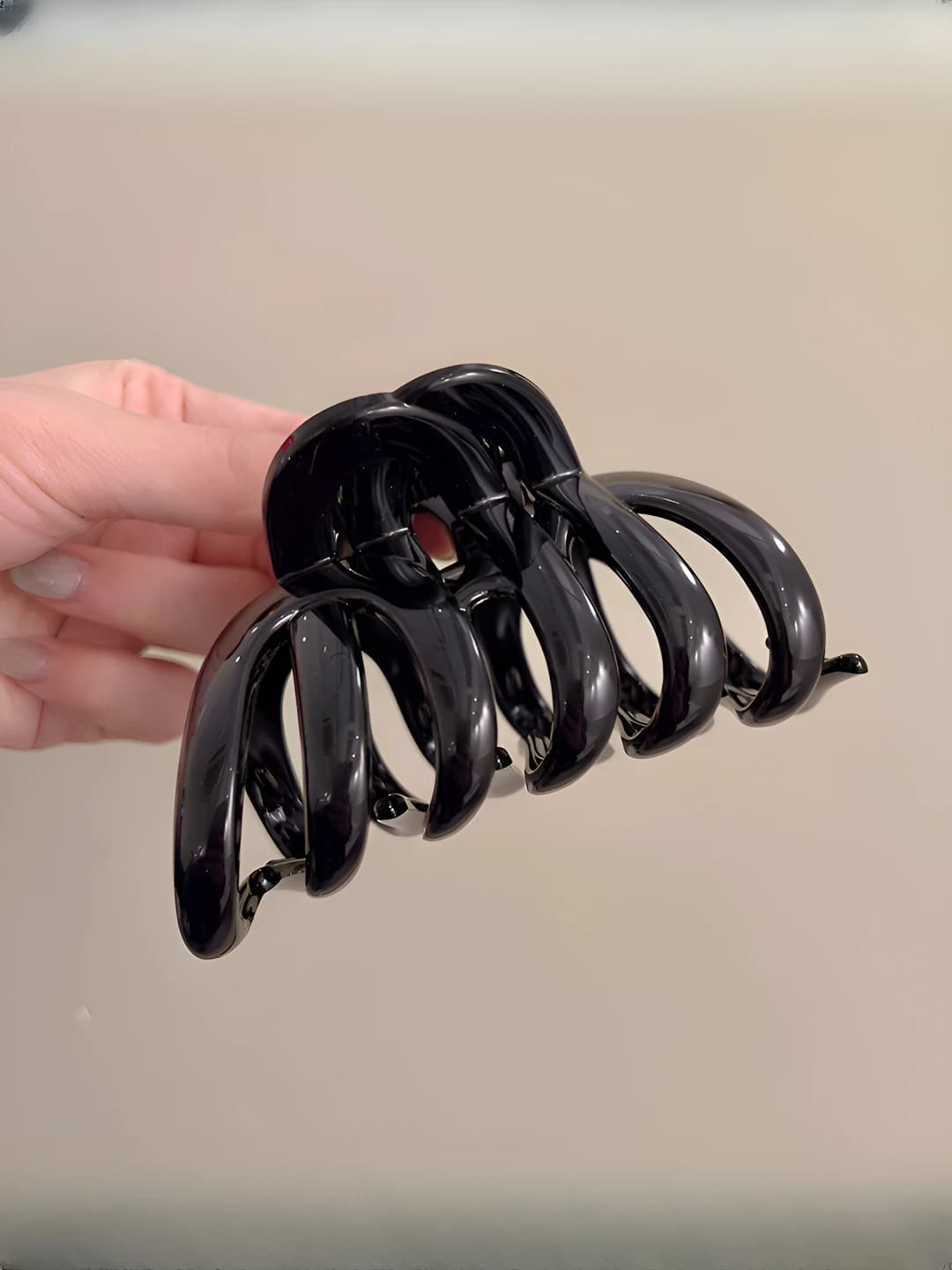 5# Glossy black 8 cm