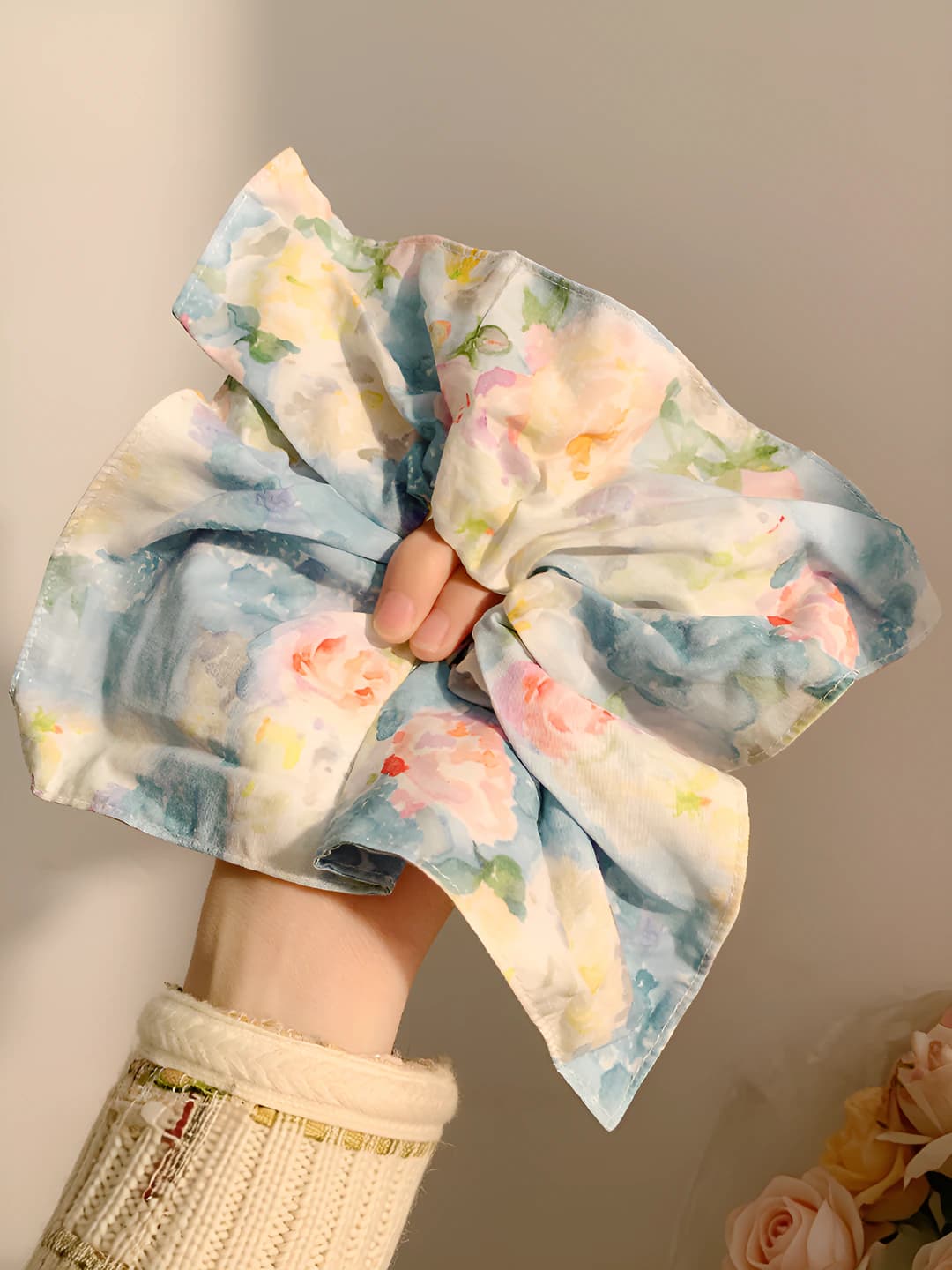 1# Painting hair tie 22*22 cm