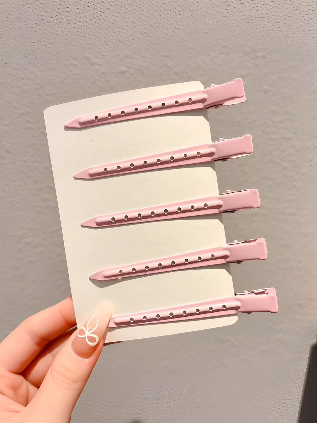 Classic clip [Pink] 5 pcs