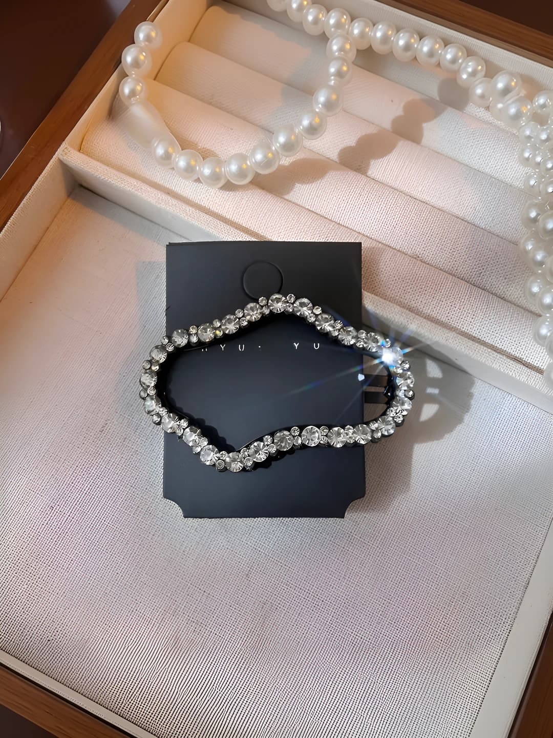 8# Silver single row diamond