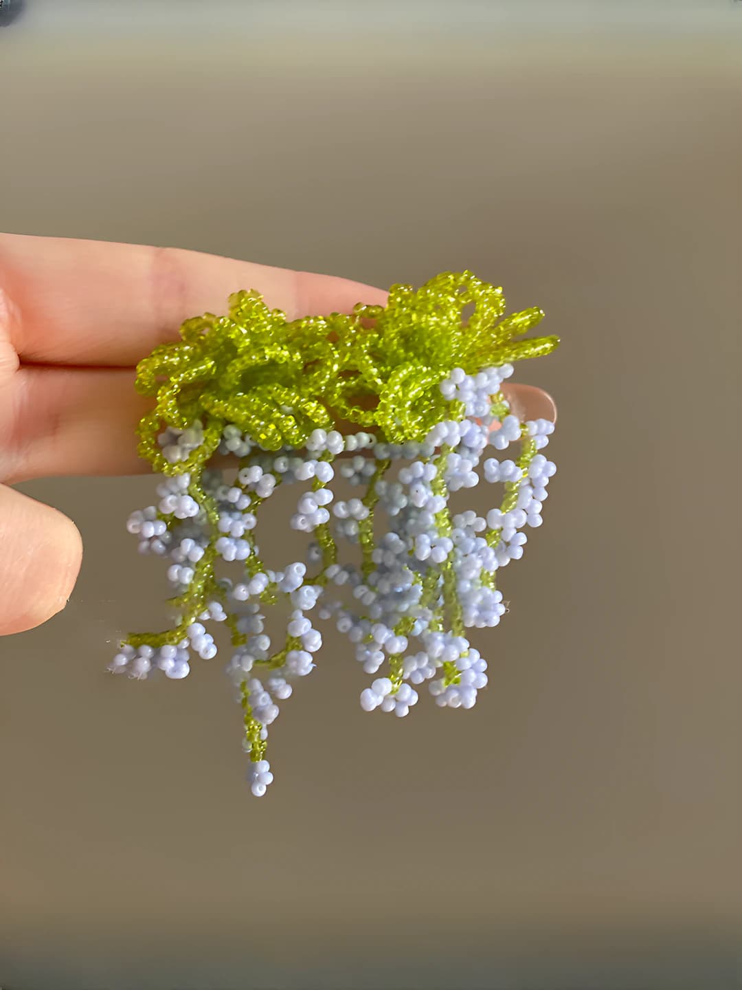 Серебряная игла - Зелёный - Синий