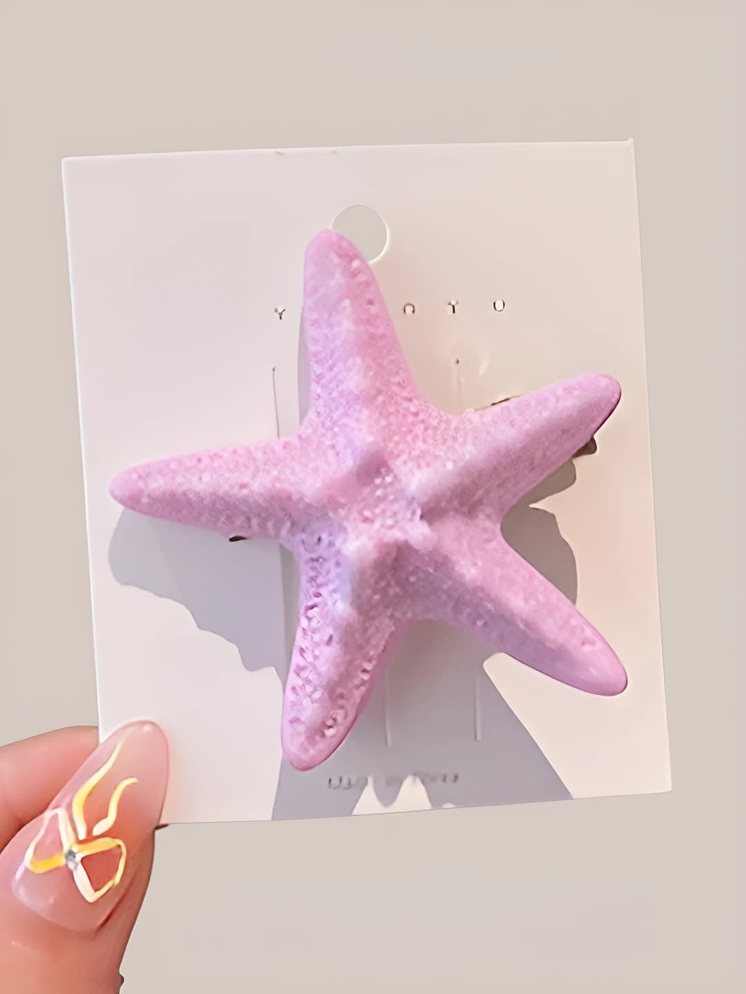 2# Starfish, purple, 5.5 cm