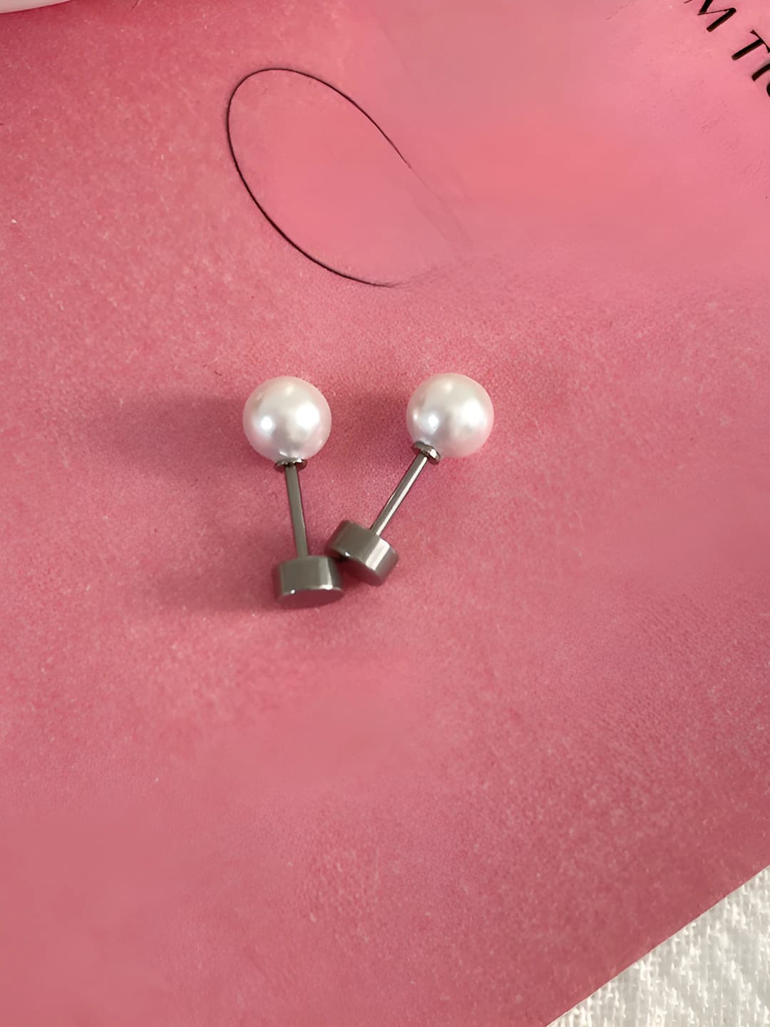 Жемчужная серьга 1 шт 6mm