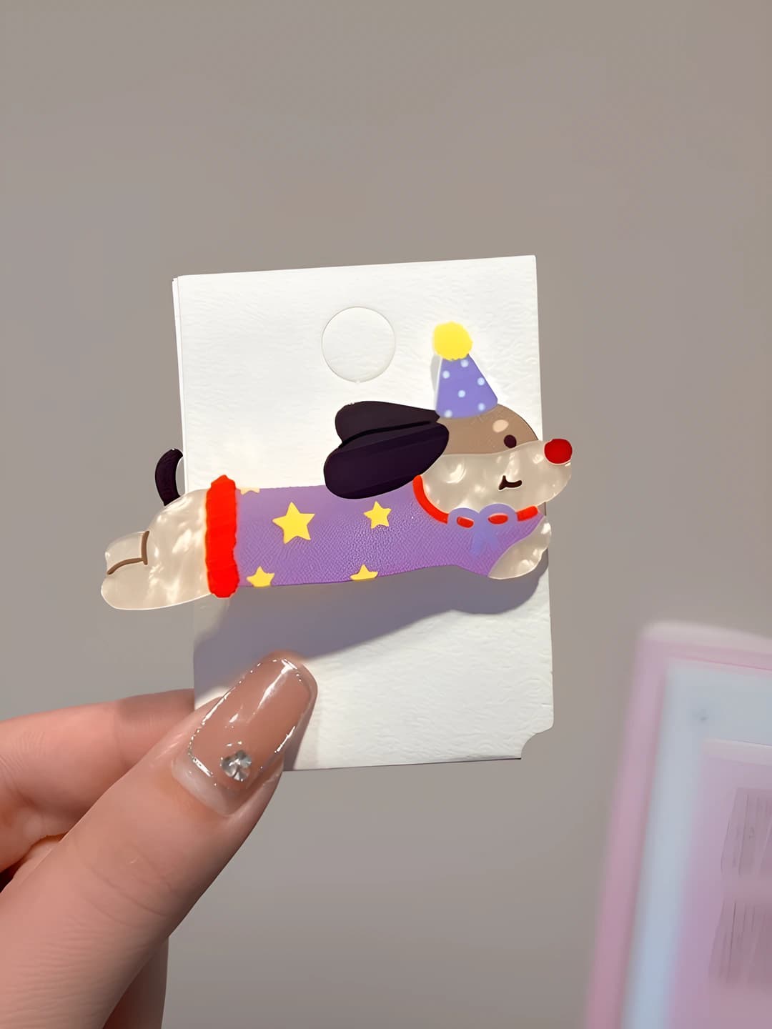 5# Pajama dog hair clip