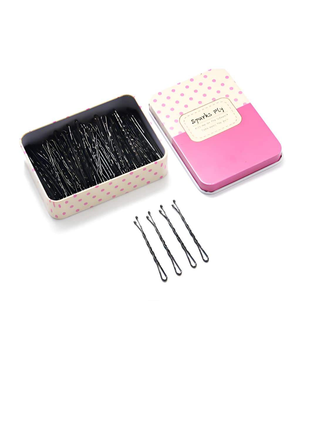 1# Pink dot box - 100 pcs wave