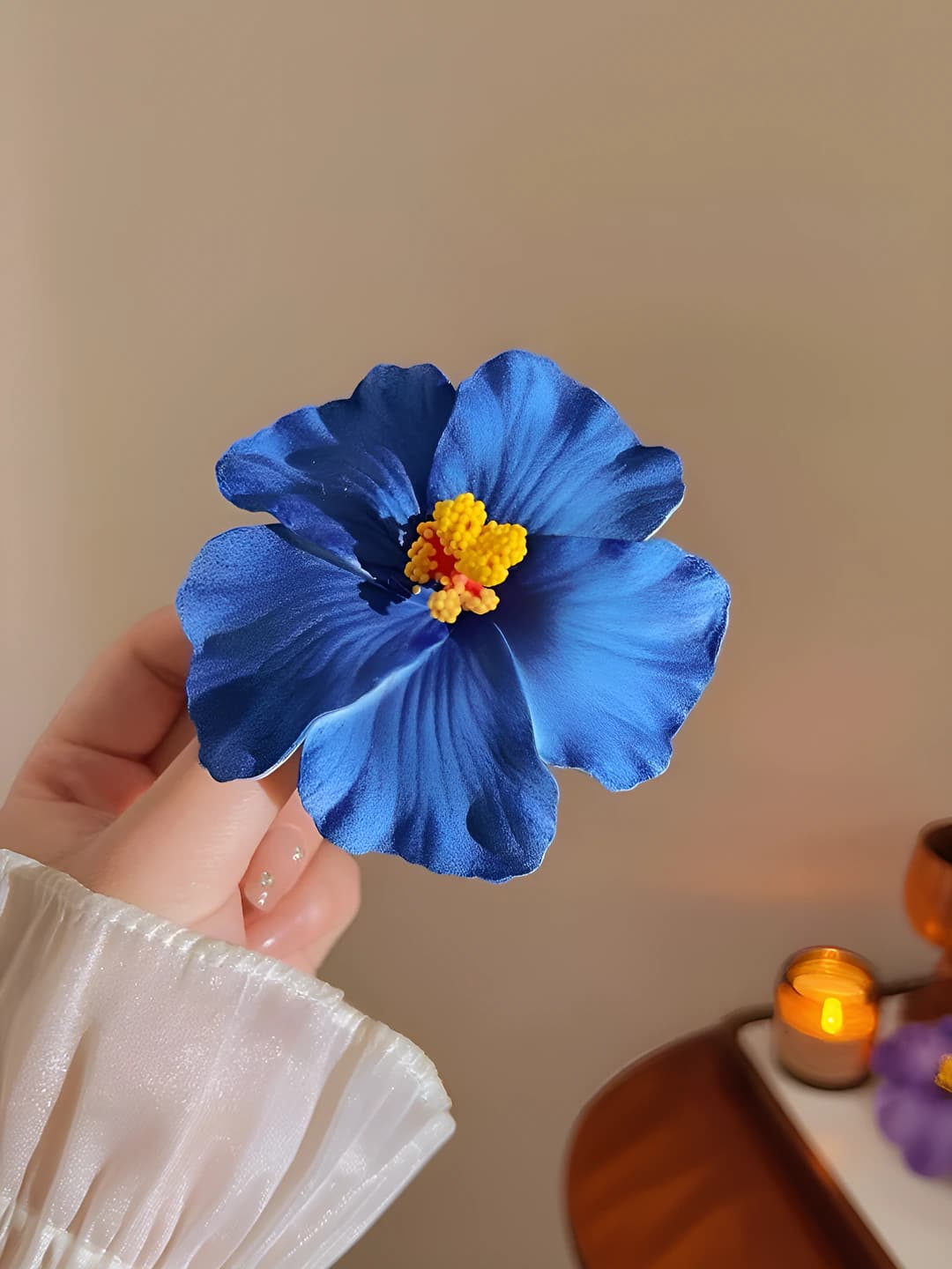 4# Синий зажим плумерия ~9.5 см