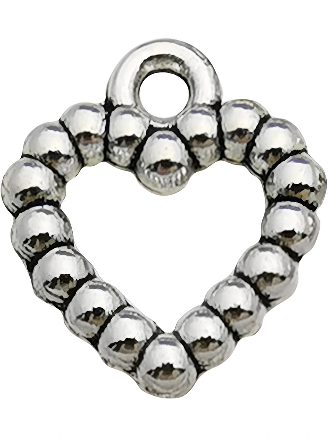 1 pc apricot heart pendant 12x13mm-0.8g-14098