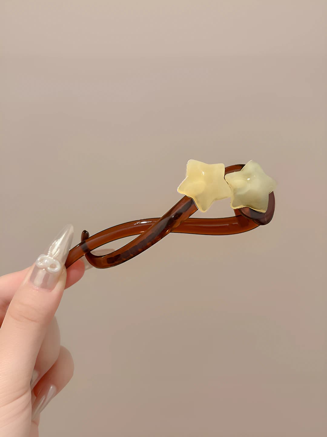 Yellow, stars, 10.5 cm