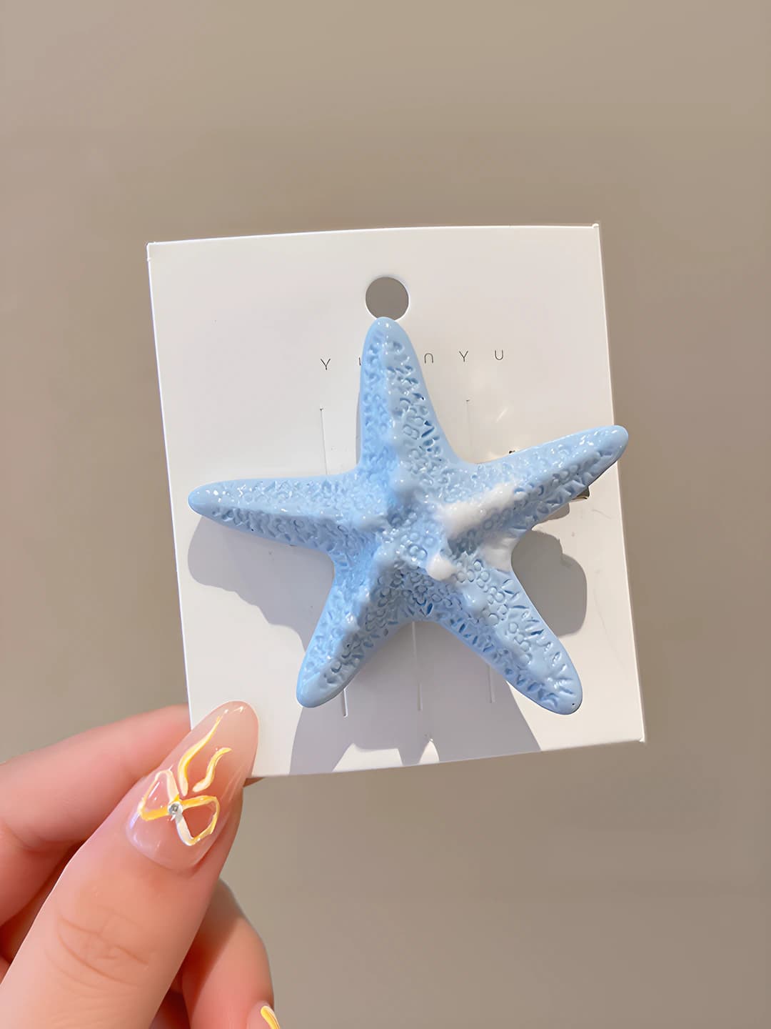 1# Морская звезда, синий, 5.5 см
