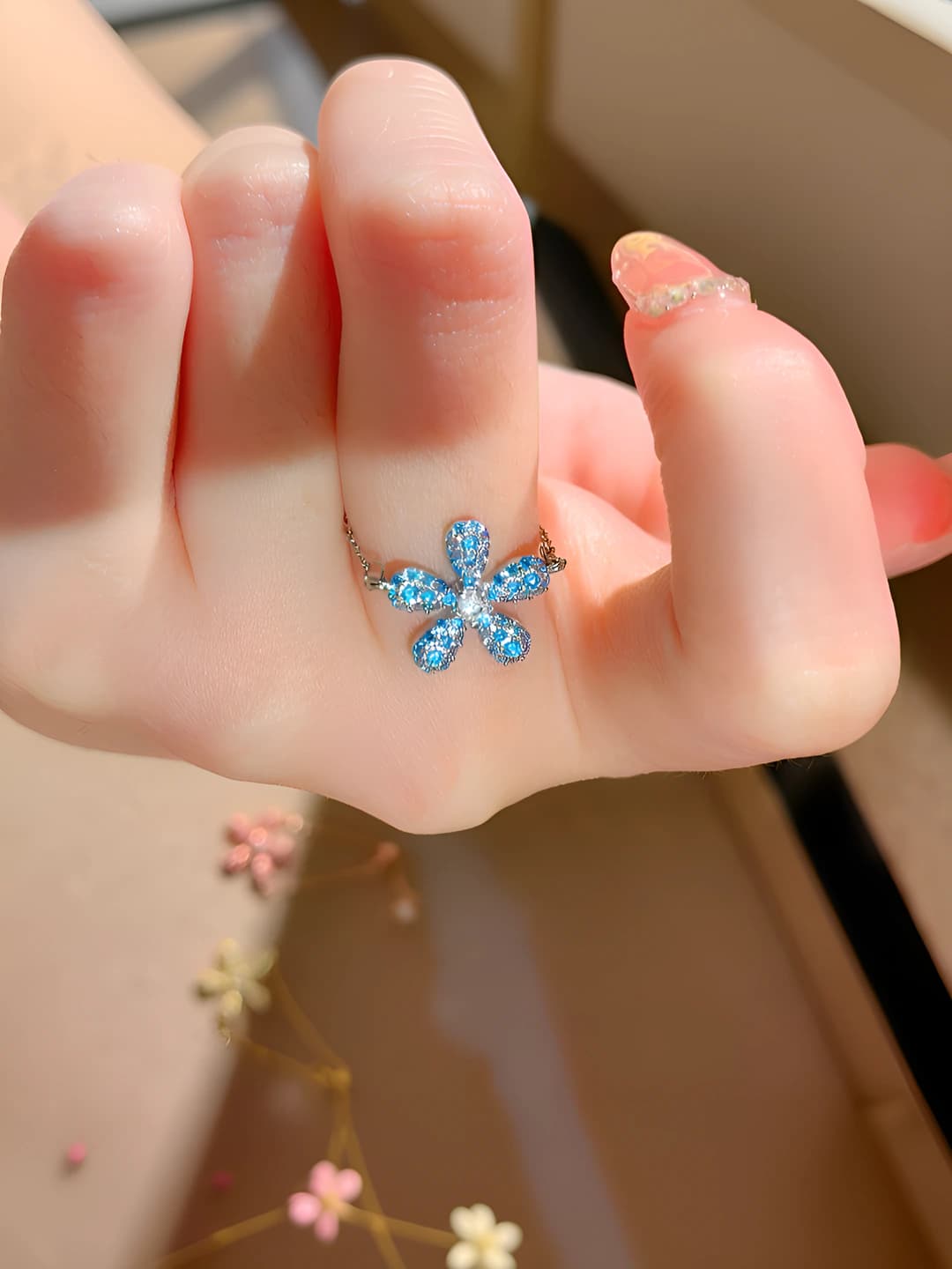 3# Ring - Blue diamond