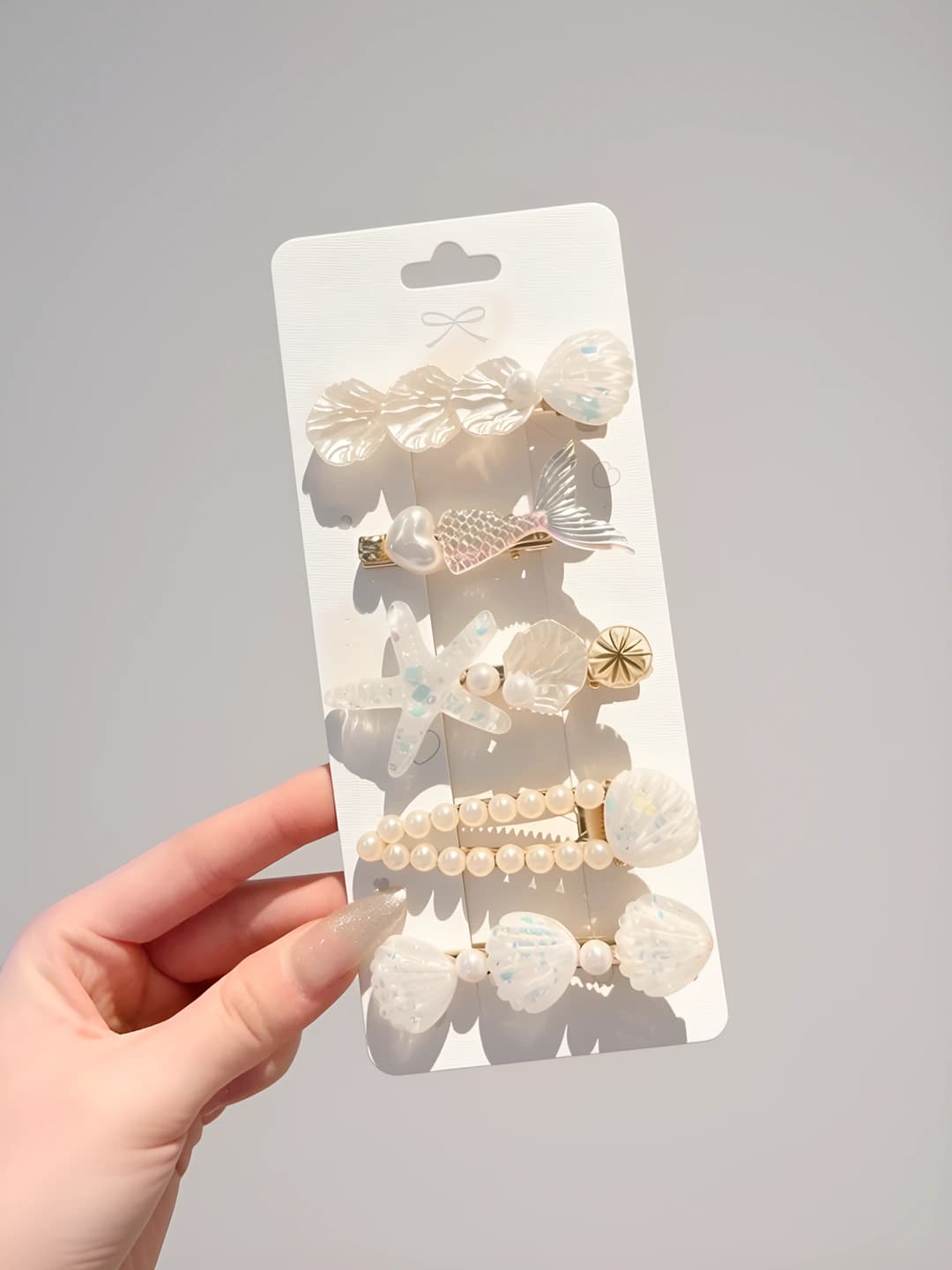 6# Cute white 5-piece set