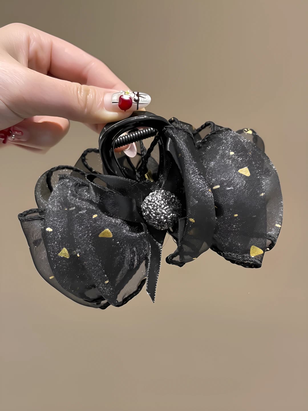 Gold spots black cloud clip