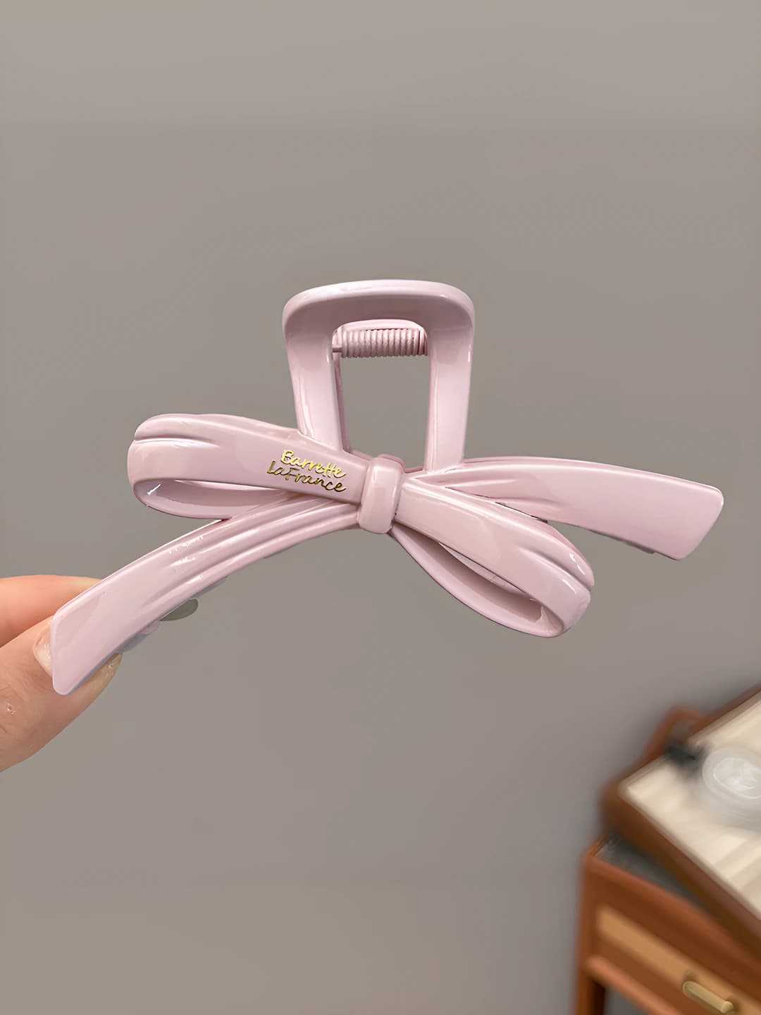 Bow letters pink - 12.5 cm