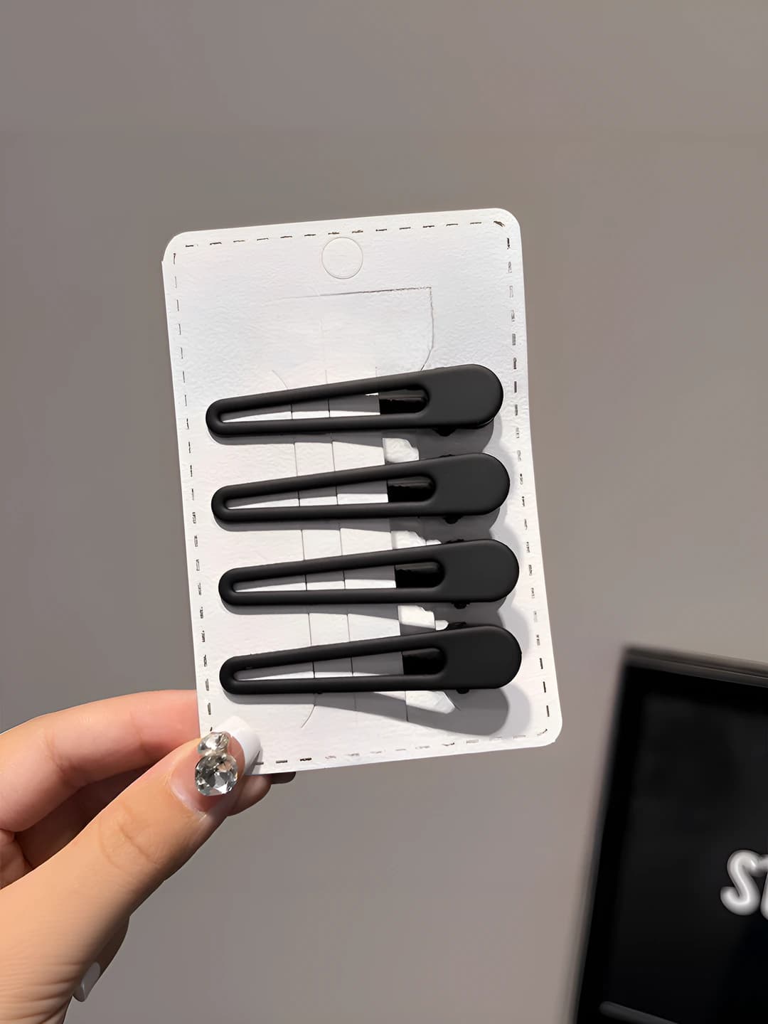7# Small teardrop clip, 3 pcs, 6 cm