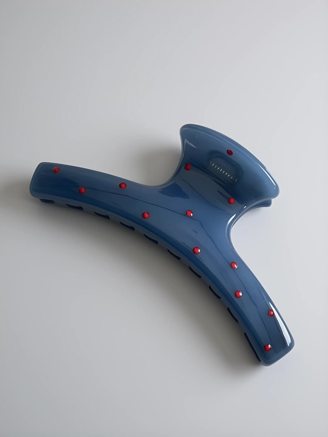2# Blue polka dot 11.5 cm