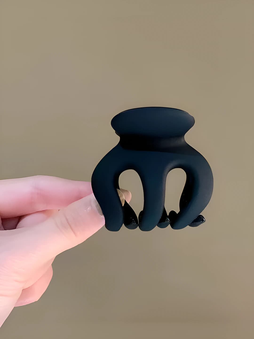 Matte black large 5 cm