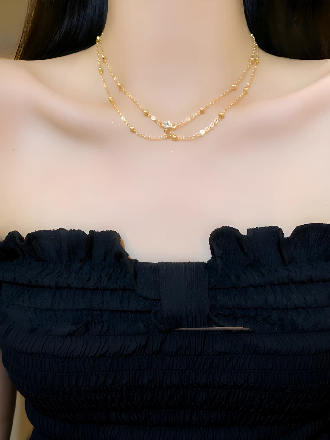 Gold neck chain