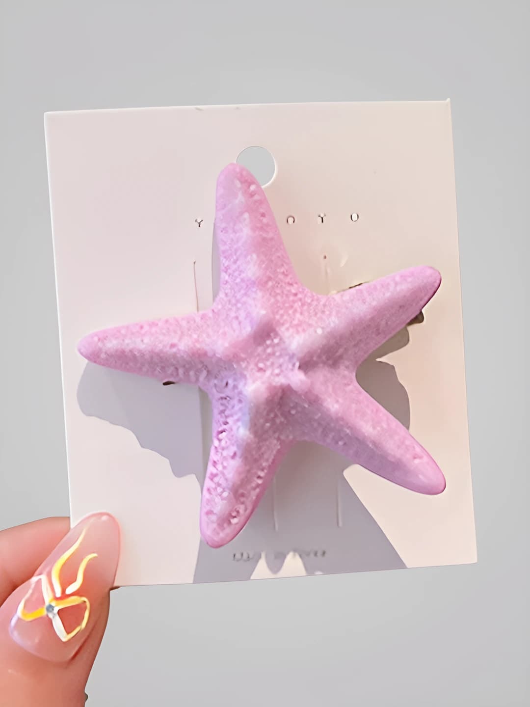 2# Starfish, purple, 5.5 cm