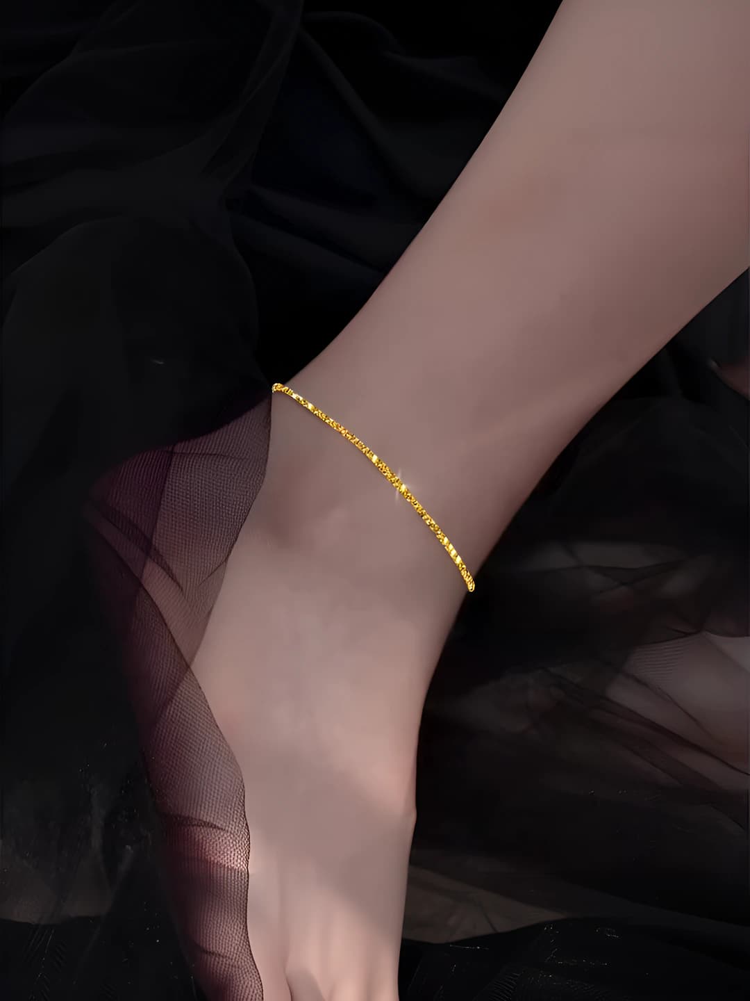 Gold - Star anklet