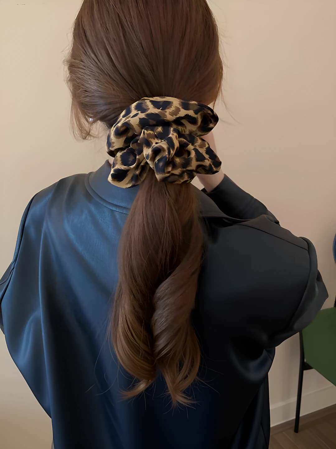 Dark coffee leopard, 14 cm