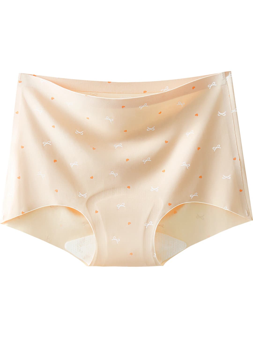 Light apricot bow