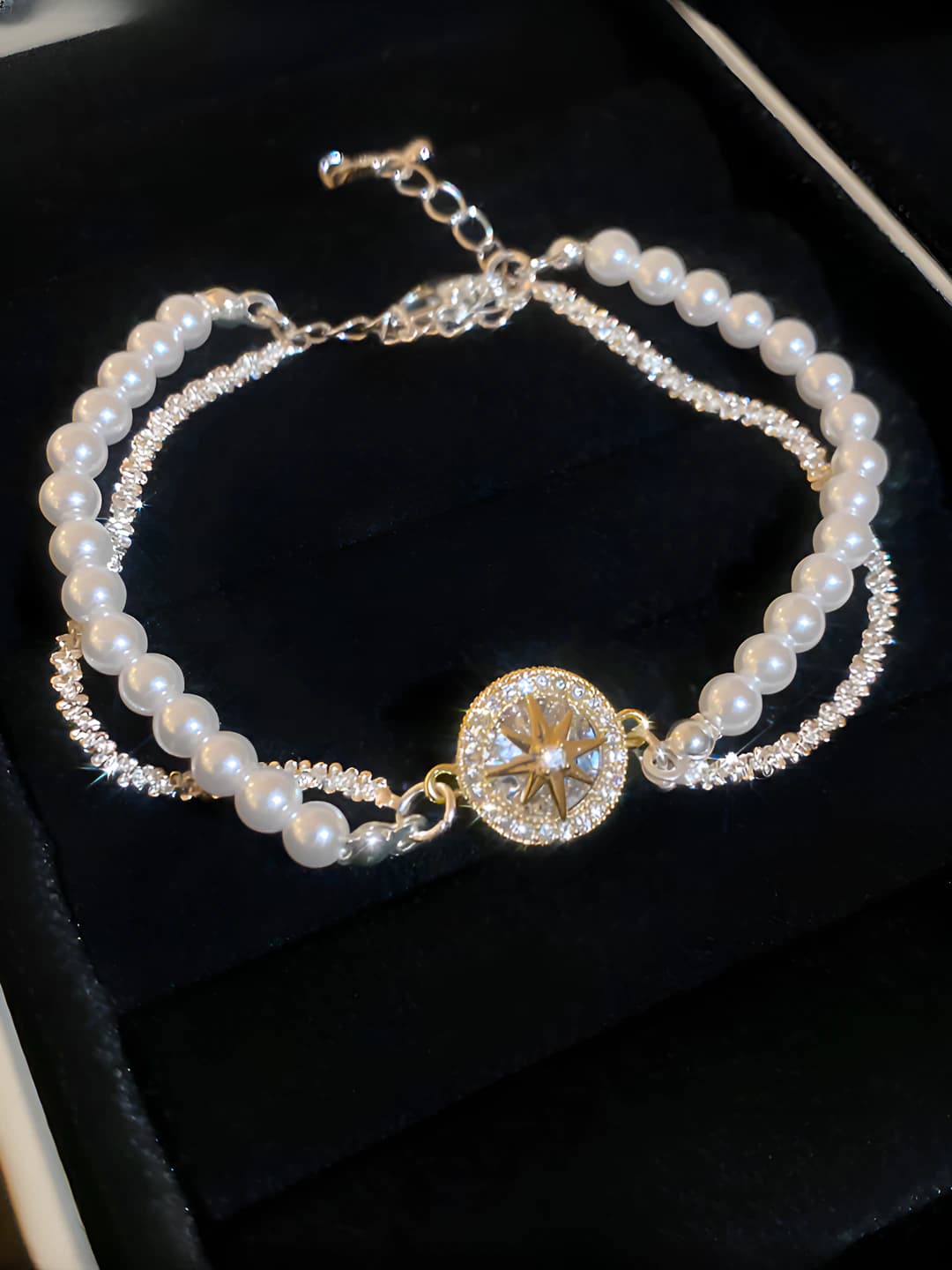 3# Bracelet - Gold - White