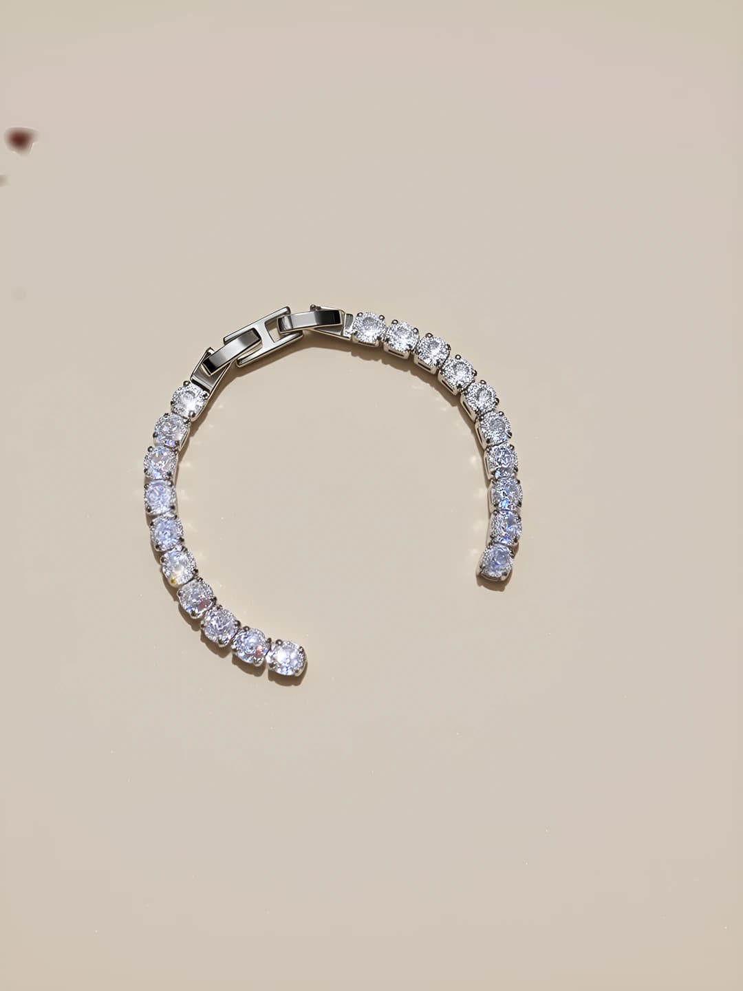 19# Bracelet - Silver - White