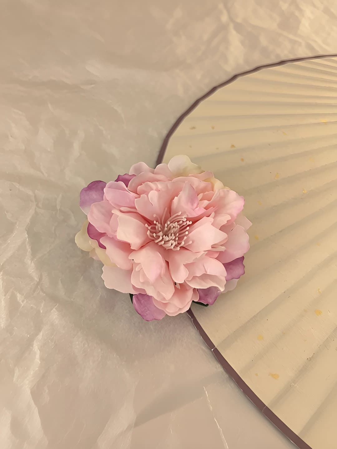 4# Pink-purple ombré camellia ~7 cm