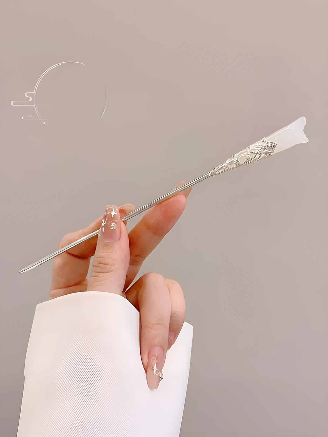White candles 15 cm