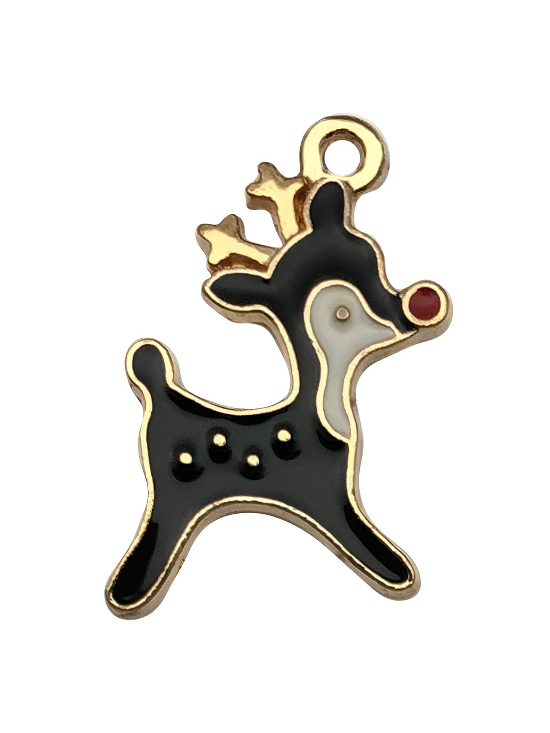 1 pc Black deer 14x21mm-1.2g