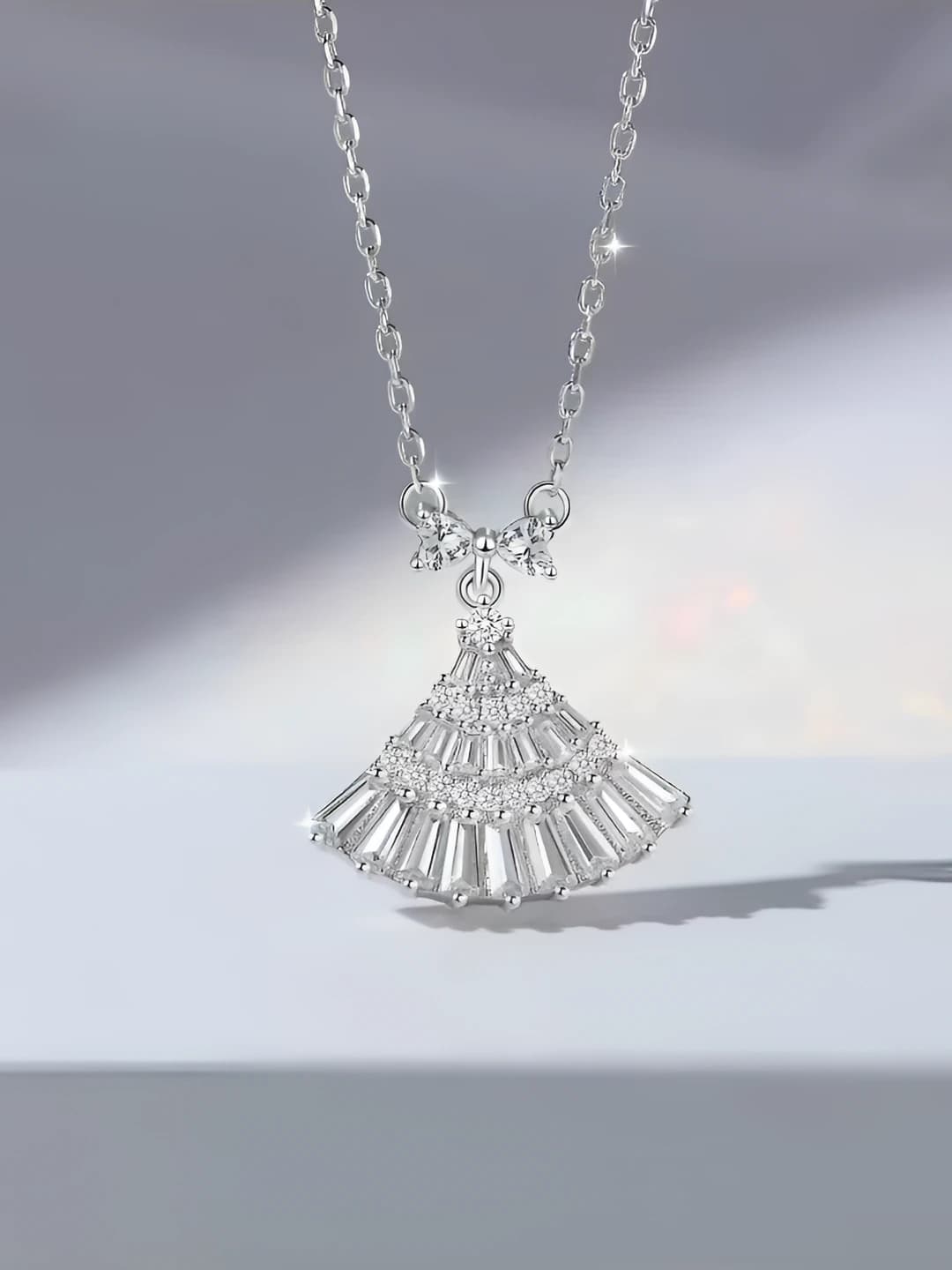 Princess dress necklace