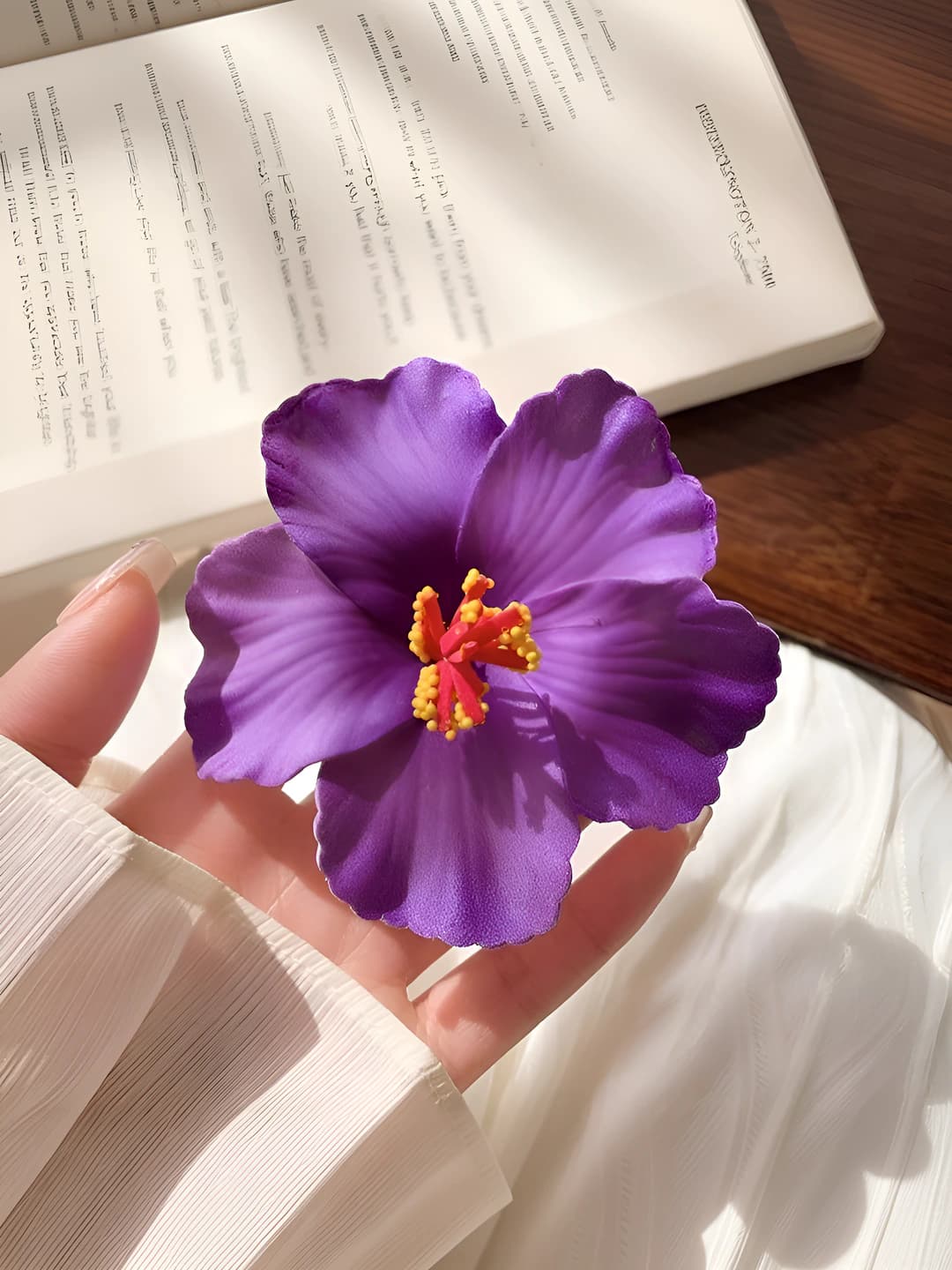 2# Фиолетовый зажим плумерия ~9.5 см