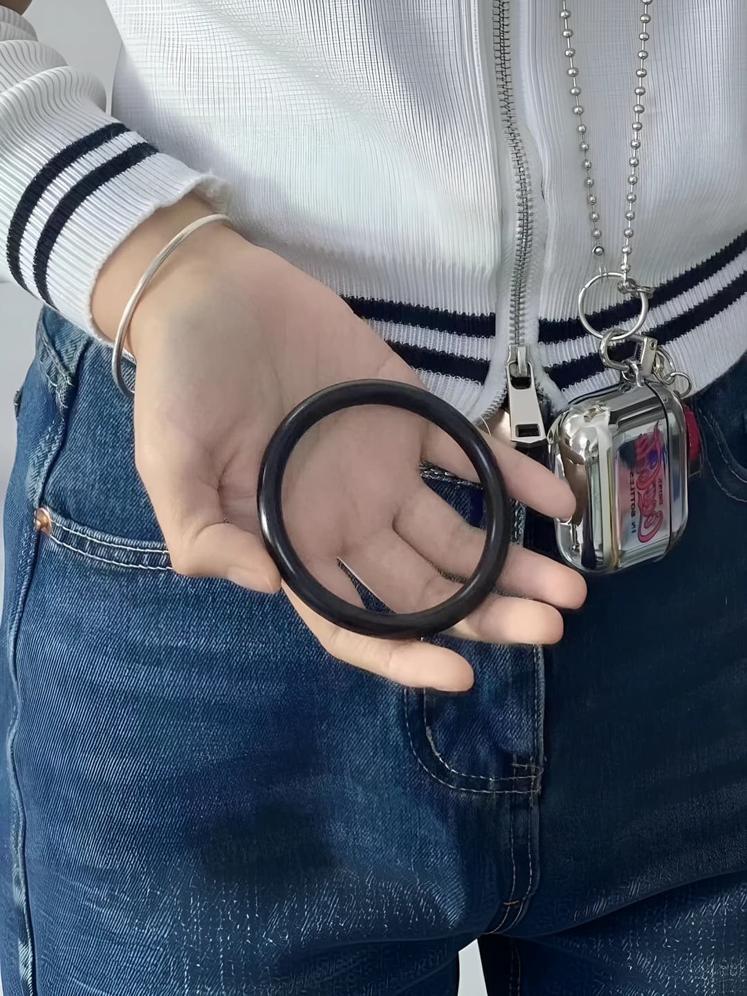 Ширина 8mm, Чёрная роза, 1 шт