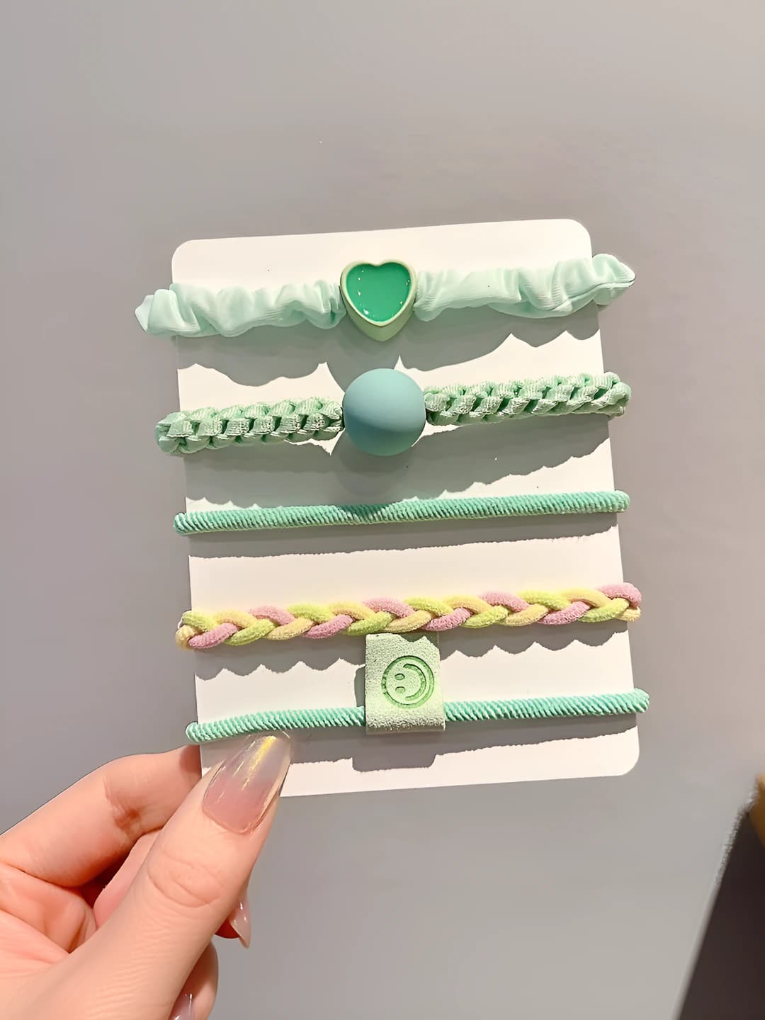 5# Green 5 pcs set 5.5 cm