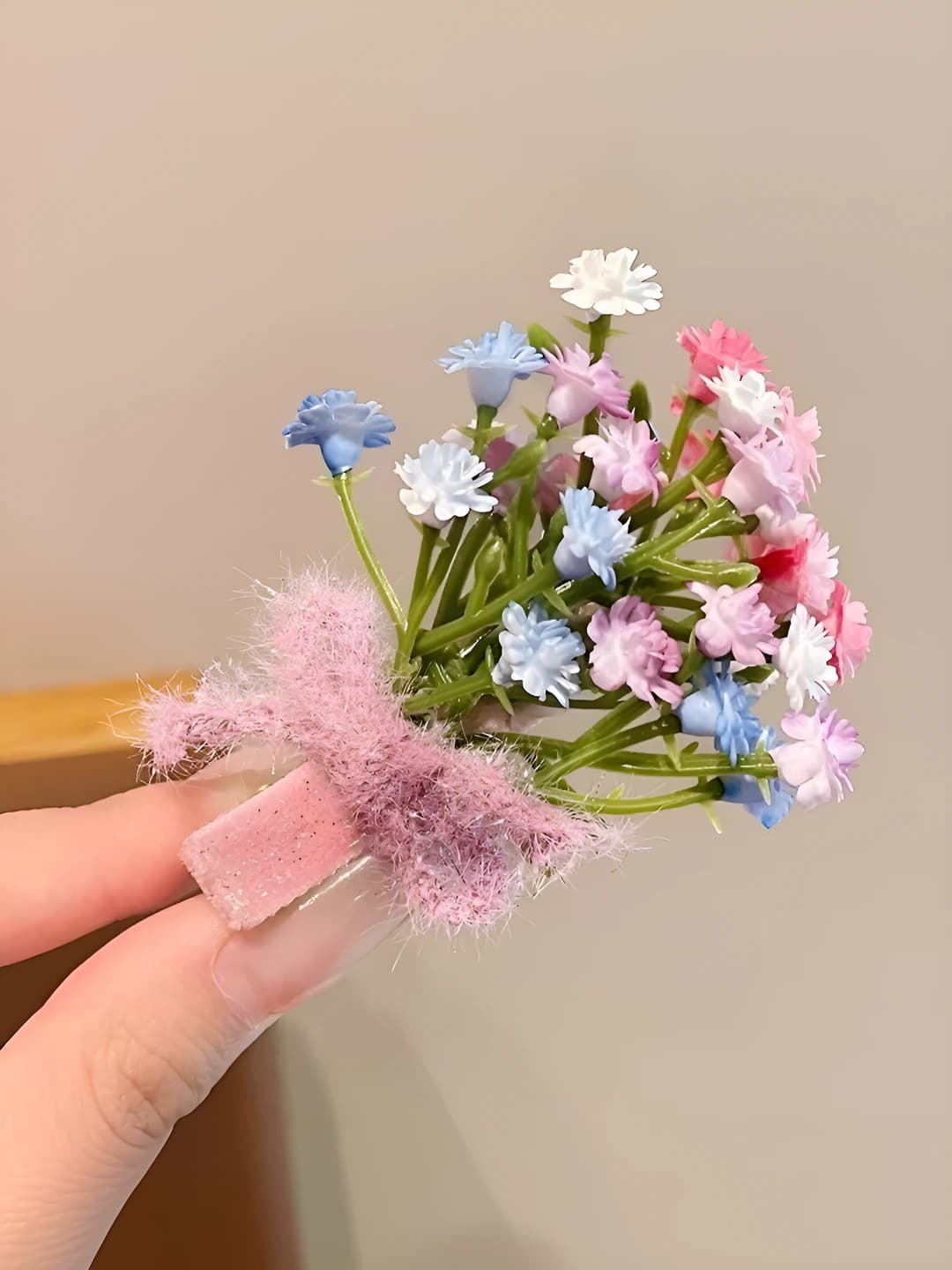 1# delicate flowers 1 pc, 6.5cm