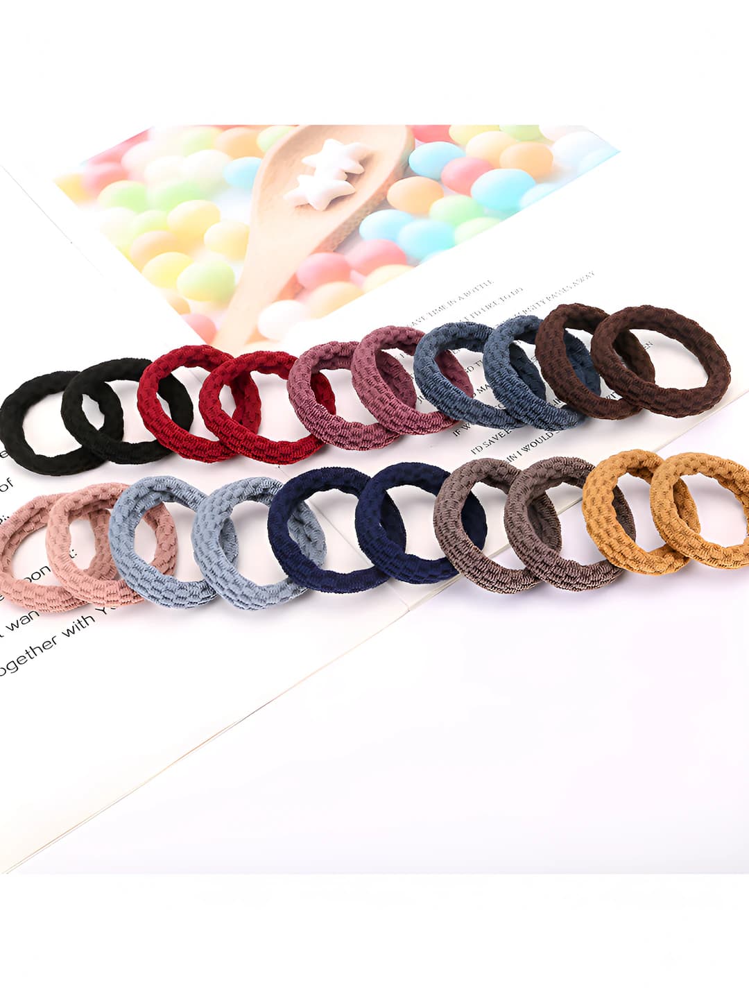 4# Mesh, multicolour, 20 pcs, OPP bag