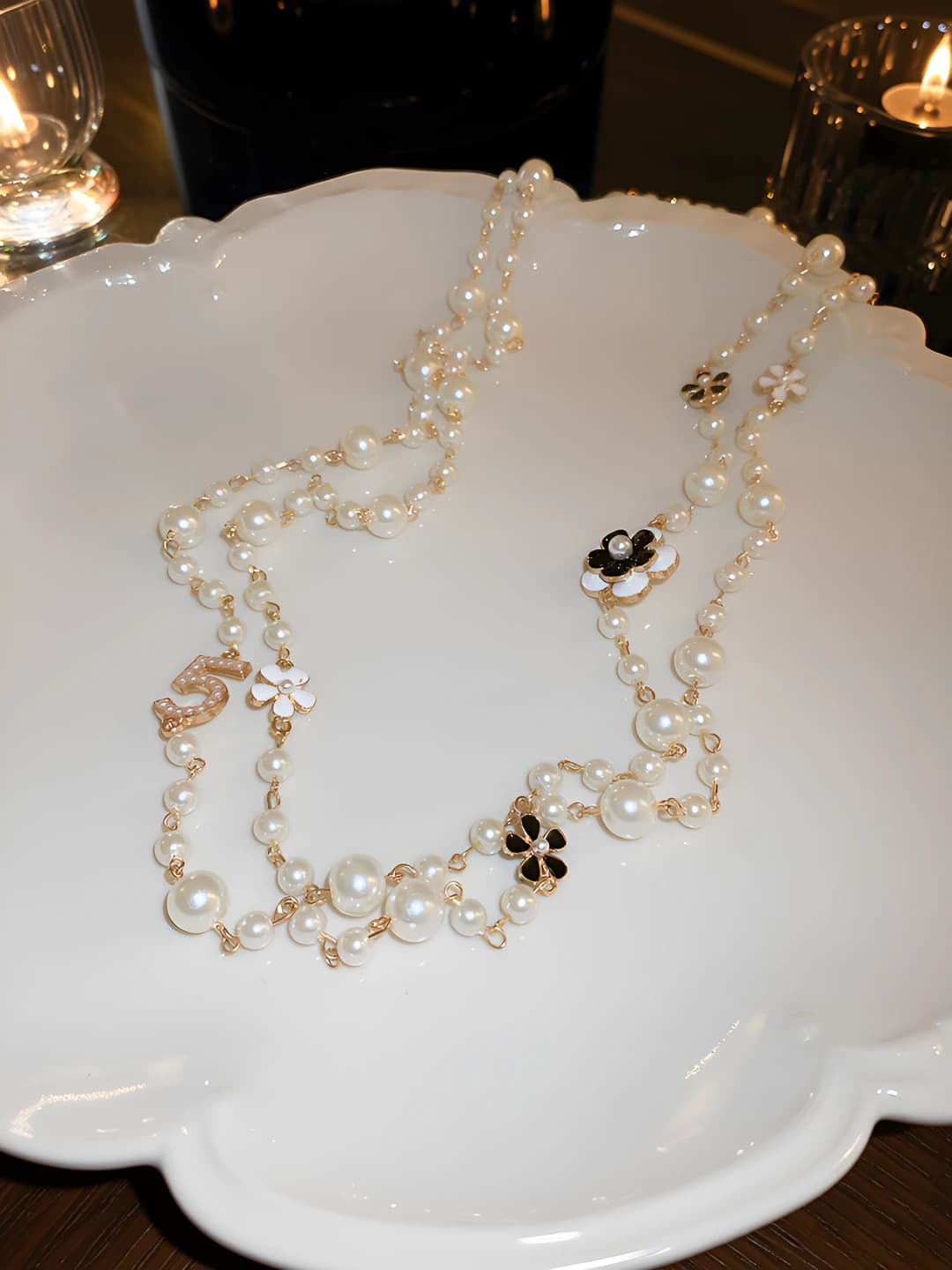 9# Necklace-White