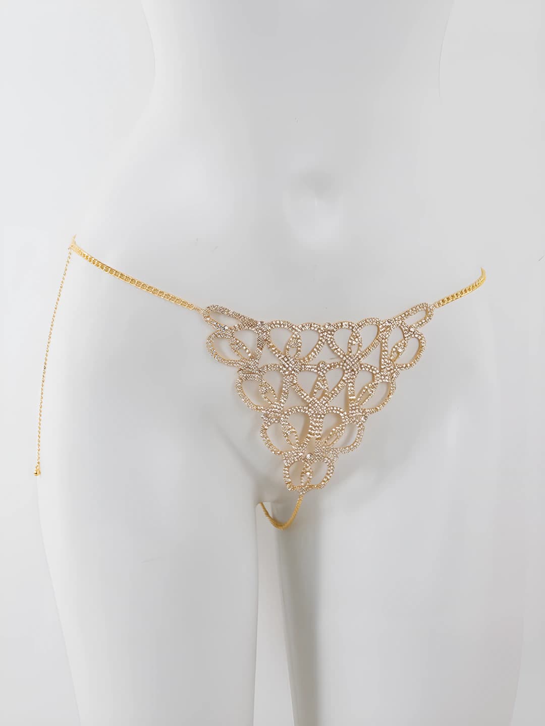 Gold variant - Open heart panties