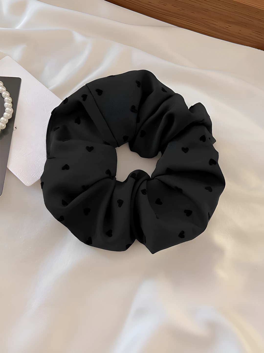 Heart black 9 cm