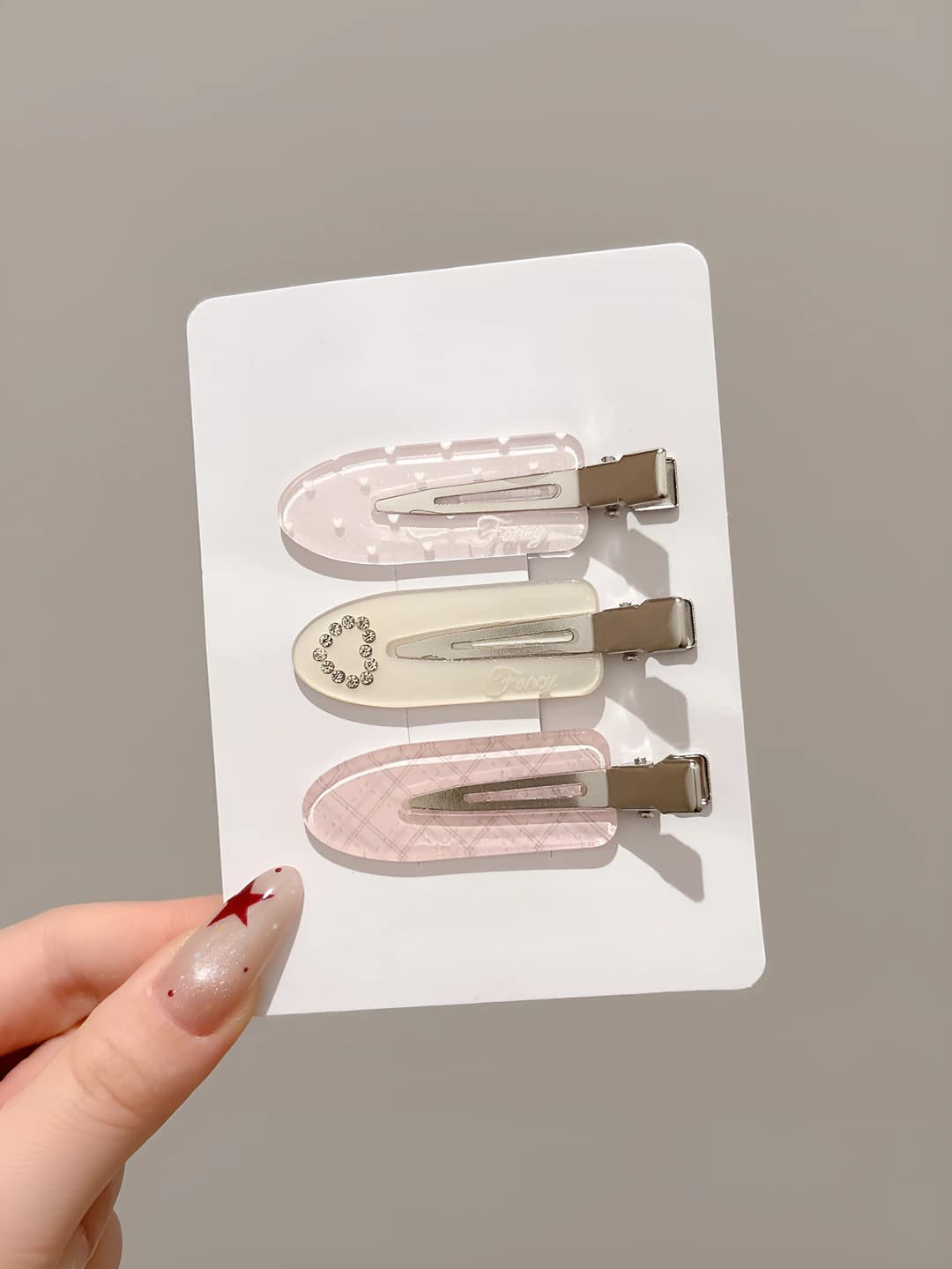 1# Pink, 3 pcs, ~6 cm