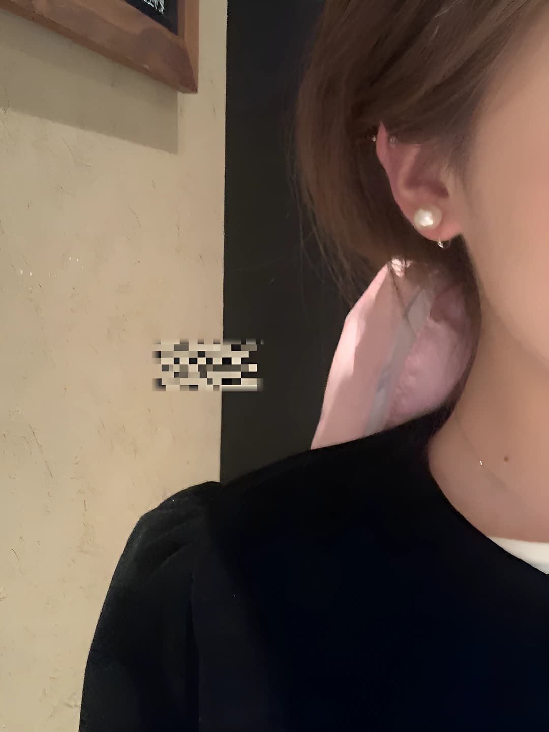 10mm белые жемчужные серьги