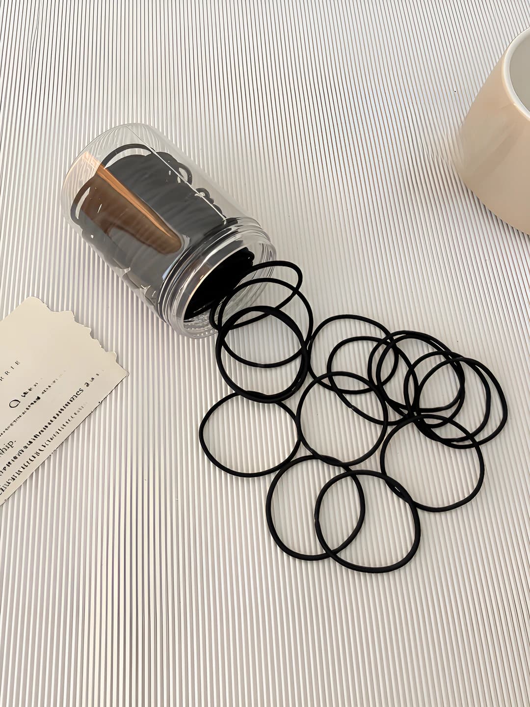 Black hair cords-100 pcs