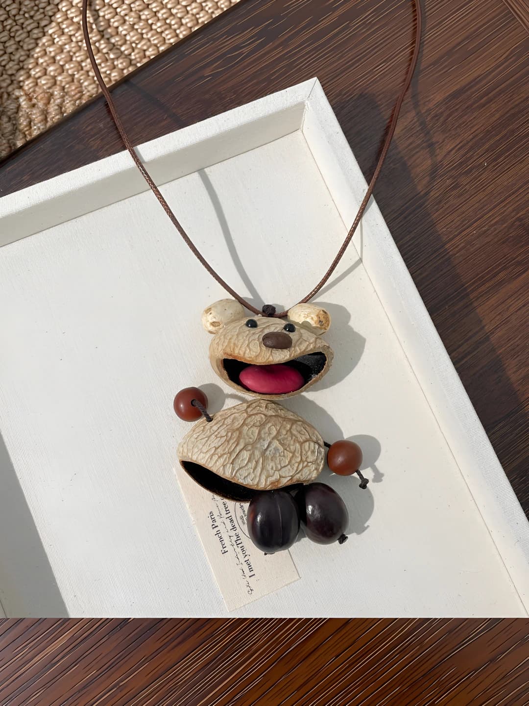 Bear pendant necklace